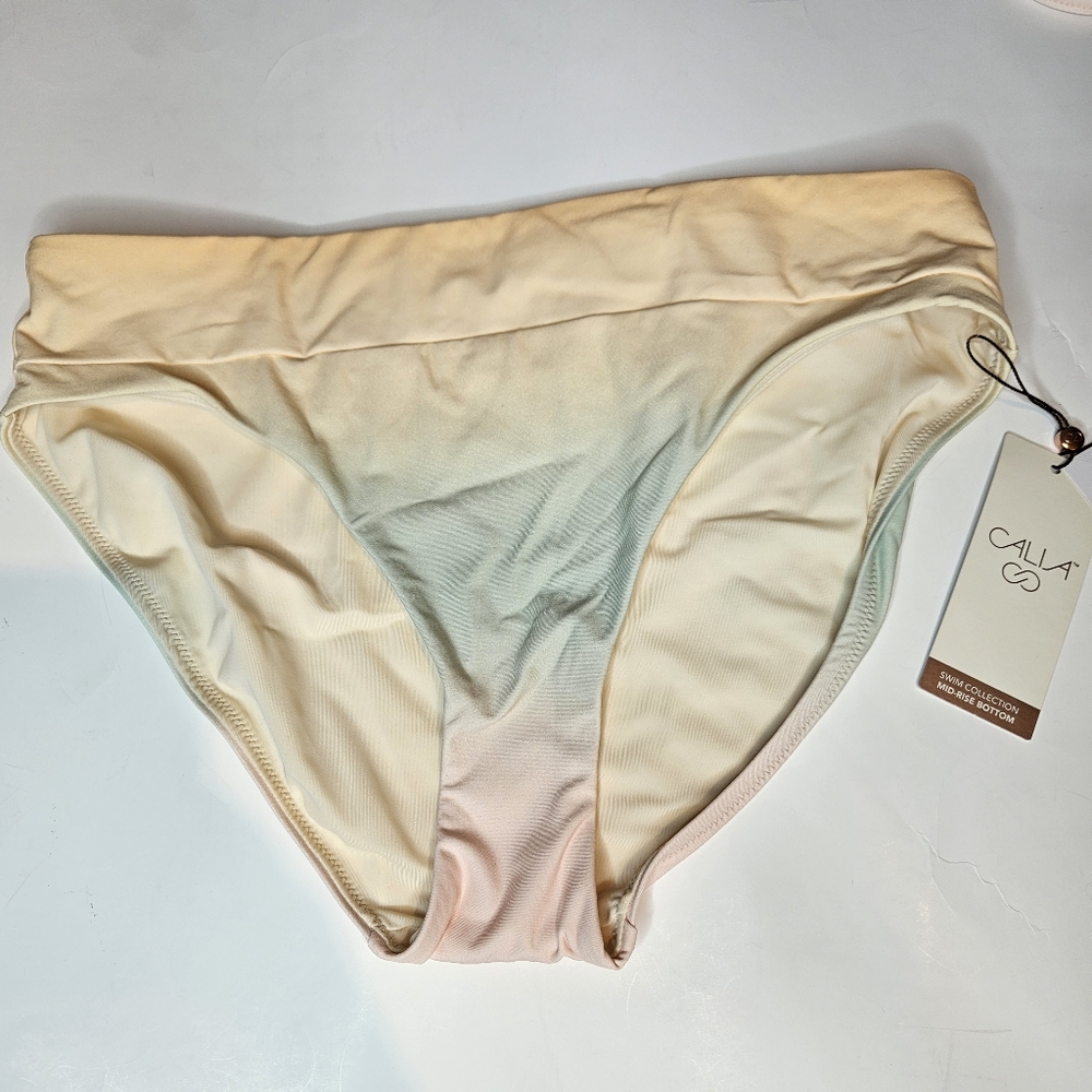 CALIA by Carrie Underwood Cream Bikini Bottom